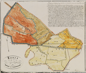 214119 Kaart van het waterschap de Hooge en Lageweide te Utrecht; met weergave van wegen, dijken, watergangen en andere ...